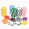 Poker Chips Casino ABS Poker Chips for for Poker Card Games Texas Hold'em Blackjack Gambling