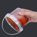 UMETASS Wholesale 600ML Tamper Proof Cookie Bucket Plastic Food Container With Lid Handle