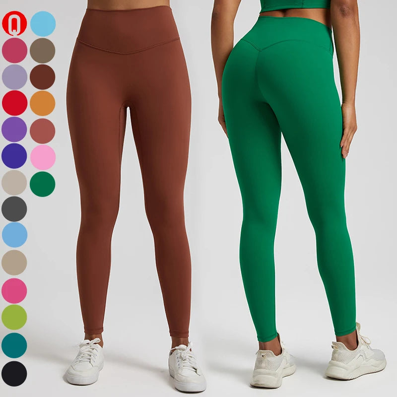 Custom High Quality Women High Waist Push up Yoga Leggings Workout Running Fitness Butt Lifting Sports Leggings for Women