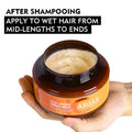 For Organic Hair Mask with Argan Oil & Keratin-Nourishing Moisturizing Cream for All Hair Types 500ml