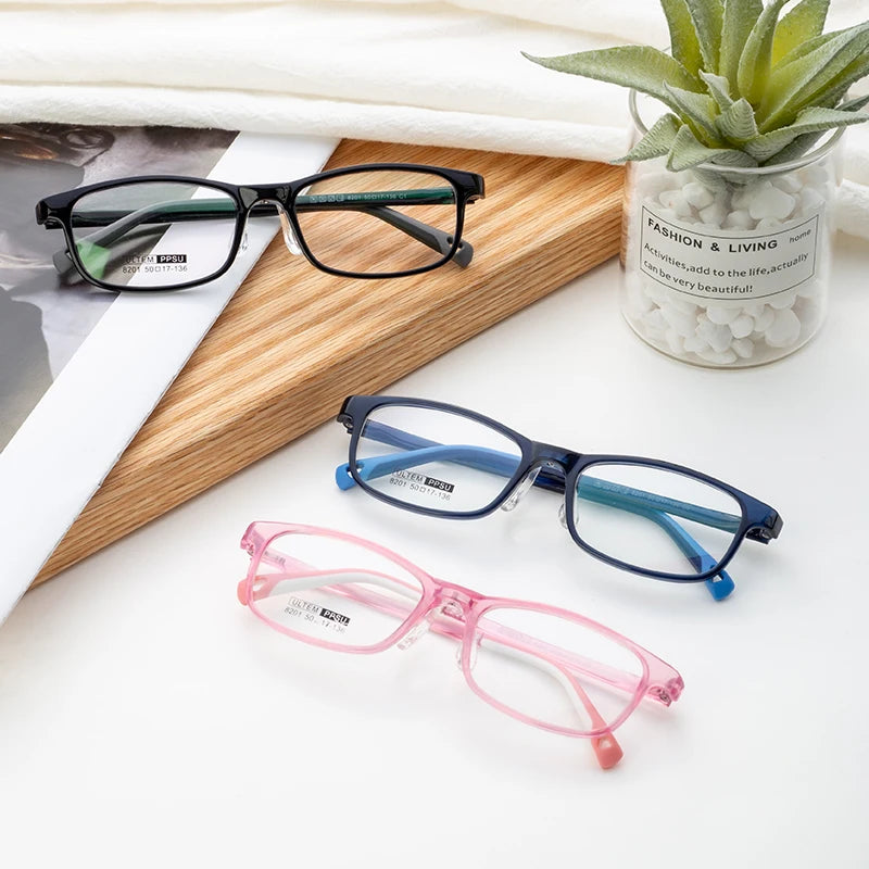 Custom Kids Unbreakable PPSU Eyeglasses Frames Spectacle Color Optical Frame Glasses for Kids