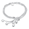 Bracelet Jewelry for Women silver Plated New Tassel Design Bracelet Copper Fashion Bracelet