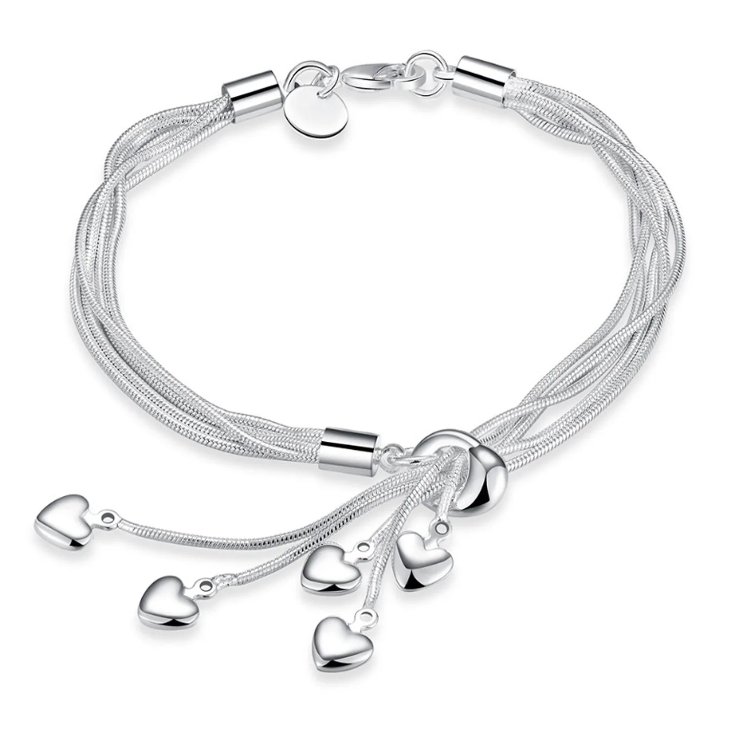 Bracelet Jewelry for Women silver Plated New Tassel Design Bracelet Copper Fashion Bracelet