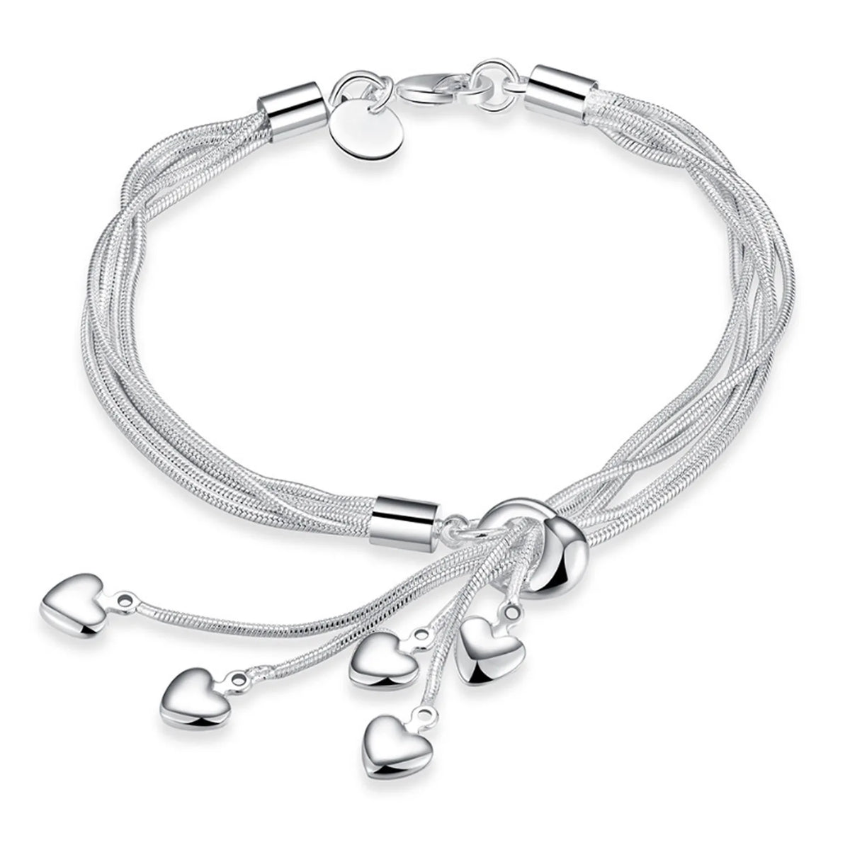 Bracelet Jewelry for Women silver Plated New Tassel Design Bracelet Copper Fashion Bracelet