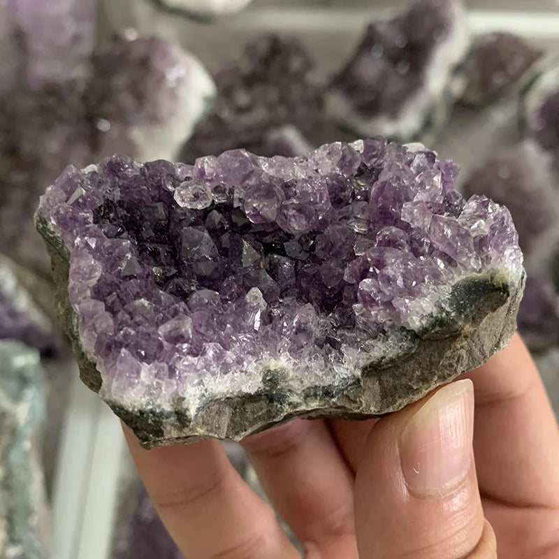 Wholesale Healing Energy Raw Amethyst Quartz Cluster Natural Amethyst Clusters for Decoration