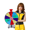 24 Inch Dry Erase Roulette Prize Spinning Wheel of Fortune for Carnival Prize Win Games