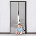 Modern Magnetic Fiberglass Door Curtain Mosquito Net-Bedroom Living Room Use Insect Resistant 18x16 Mesh 210cm Length Easy