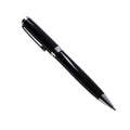 Business Black Ballpoint Pens Black Ink Stainless Steel Uniform Pens for Gift Business Men Flight Attendant