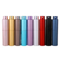 Stock 8ml Pocket Portable Travel Refill Mouth Spray Cologne Deodorant Perfume Rotating Aluminum Perfume Atomizer Bottle