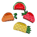 MIO Ins Korean Style Acetate Plastic Fruit Claw Clip Resin Hair Clamps Designers Colorful Hair Clamps Claw Clip Girls