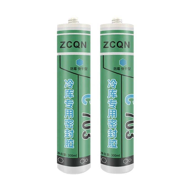 Minran C703 White Industrial Cold Room Door Sealant Adhesive Silicone 0.465kg N/A Warranty for Cold Storage Panels