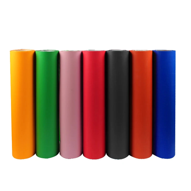 Custom Korea Quality Printable Textile T Shirt PVC PU Thermal Press Vinyl Rolls HTV Film Heat Transfer Vinyl for Clothing Logo