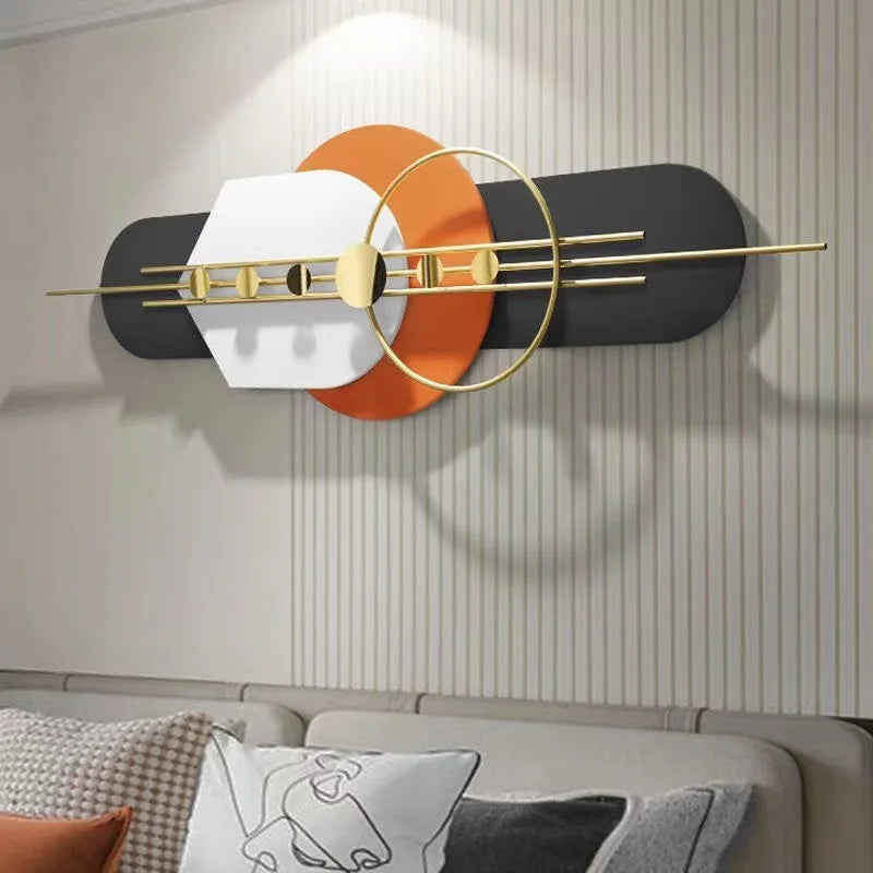 200x60cm Metal Three-dimensional Wall Decoration Flower Living Room Sofa Background Wall Creative Iron Light Luxury Wall Hanging