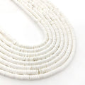 Wholesale JI Bai Zhao 6mm Pure White Polymer Clay Beads Third Party Certified DIY Jewelry Making Supplies Bracelets Necklaces