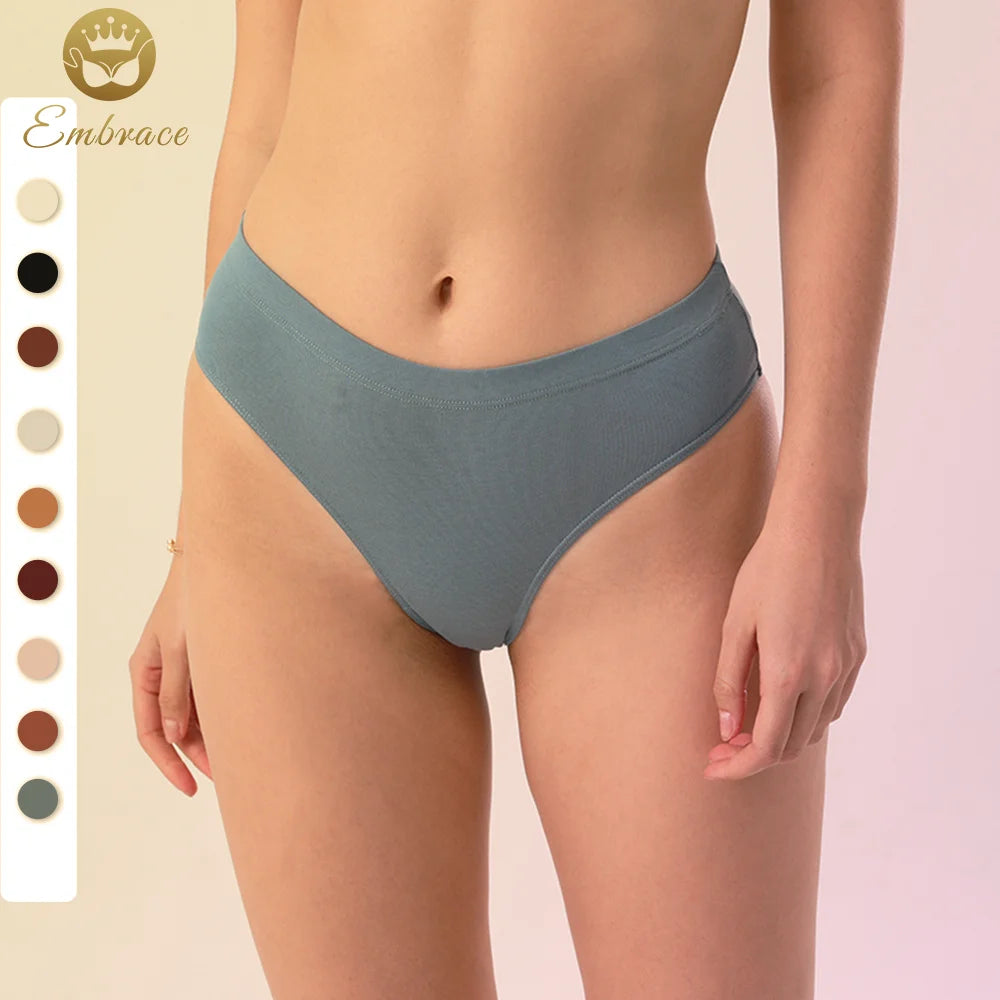 Custom Combed Cotton French Cut Camel Toe Proof Women Panties Hipster Underwear