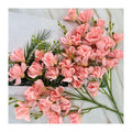 Golden Bell 5-pronged Handle Bundle Narcissus Pan Woven Fabric Material 10 cm Christmas Graduation Environment Friendly Home