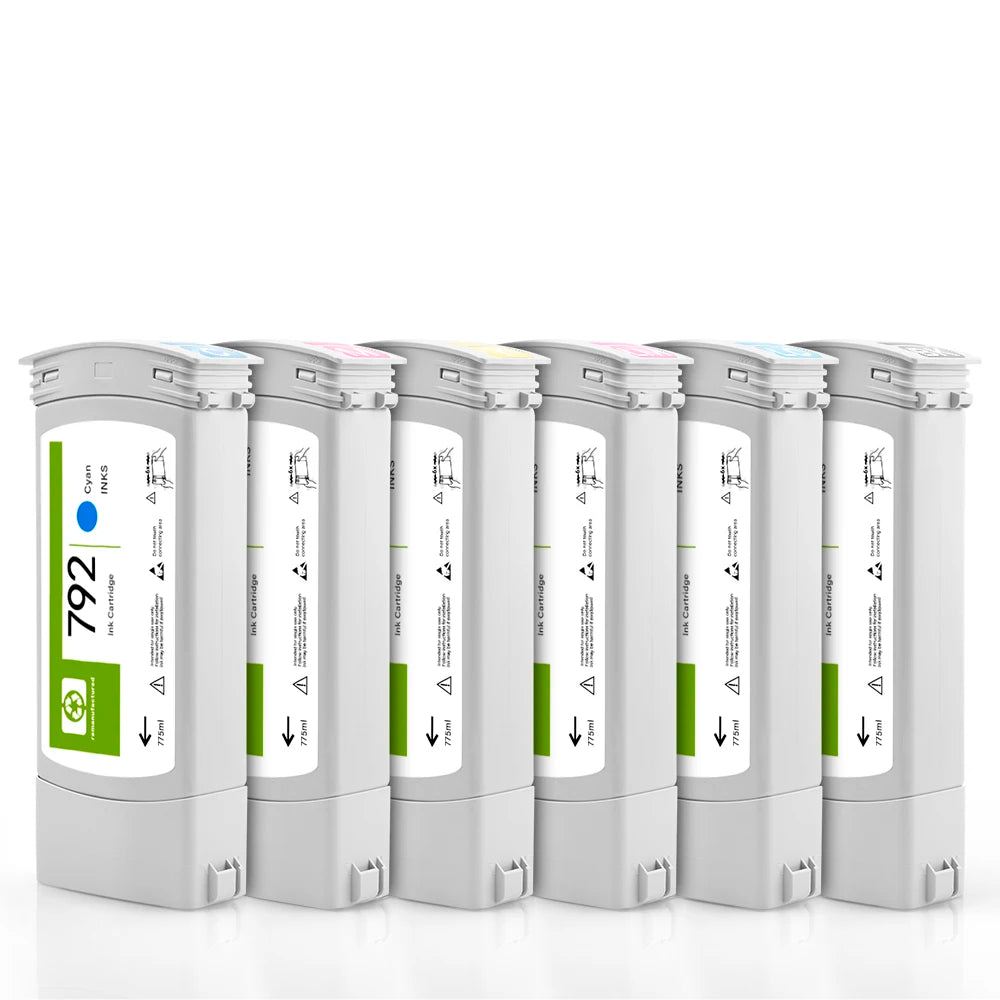 Ocbestjet OCB 775ML/PC 792  Remanufactured Ink Cartridge for HP With Latex Ink and Chip for HP Designjet L26500 L28500 Printer