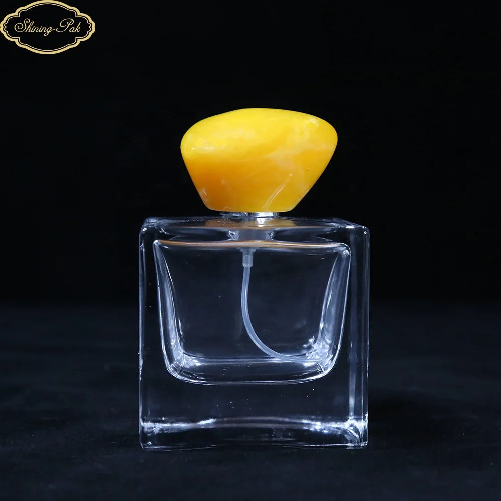 Smart Lids Stone Shaped Luxury 15mm Perfume Bottle Cap Dependable Manufacturer's Fancy Closures for Premium Packaging