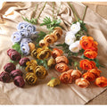 Wholesale Artificial 7 Heads Lotus Roses for Wedding Ceiling Hanging  Flower Decor