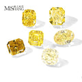 Fancy Vivid Yellow Color CVD HPHT VS VVS Lab Grown Diamond IGI Certified Yellow Color Fancy Shape Lab Diamond