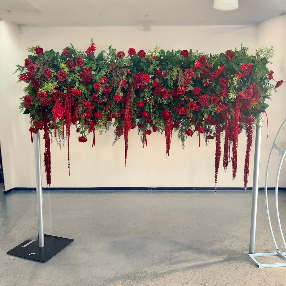 SPR Roll up Artificial Silk Rose & Hydrangea Wedding Flower Wall Christmas Centerpiece European Style Customizable Color