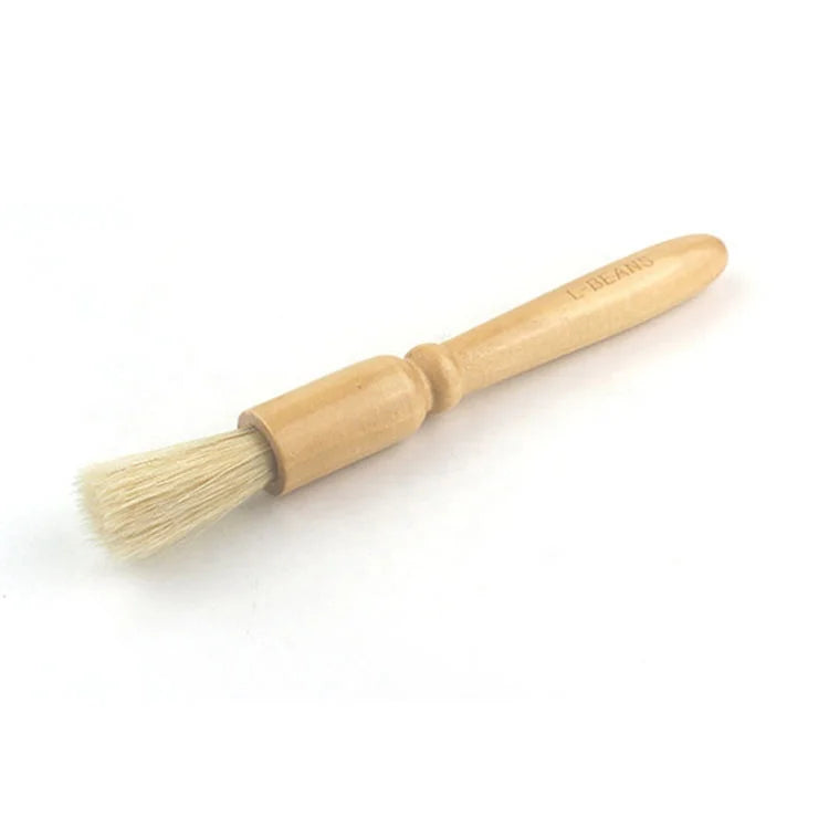 Factory Coffee Tool Barista Home Kitchen Accessories Wood Handle Coffee Grinder Cleaning Brush Wooden Coffee Machine Brush