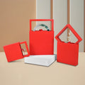 New Custom Logo 3D Transparent Square Plastic PE Film Slim Paper Box Slide Drawer Packaging Box Drawer Jewelry Box