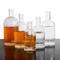 Custom Designed 700ml Tequila Bottle Personalised Fancy Decorative Glass Bottle