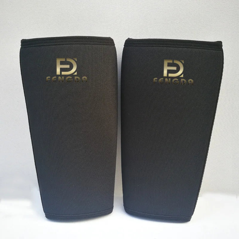 Adjustable Black Neoprene Knee Sleeve Pad Heavy Duty Outdoor Crawling Running Power Joint Support Compression Knee Protection