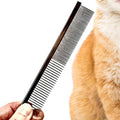 Dog Grooming Comb Cat Removing Tangles and Knots Comb Stainless Steel Pet Hair Comb for Dogs Cats