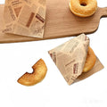 Kraft Paper Bread Bags for Bakery Greaseproof Food Packaging for Donuts Mini Large Slice Baguette Oil-Resistant Donut Bag Milk