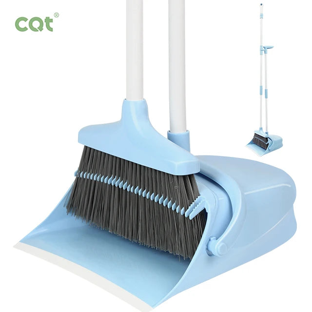 Best PET Material Broom Head PP and Aluminum with Dustpan-High Quality Cleaning Broom and Dustpan Set