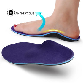 JOGHN OEM/ODM Plantar Fasciitis Shock Absorb High Arch Support Orthopedic Sport Shoes Insole for Flat Foot