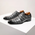 Summer New Style Genuine Leather Slip-On Wedding Shoes Breathable Monk Strap Comfortable Height Increasing