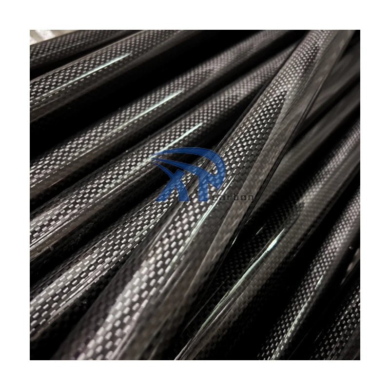 Factory Hot Sale Fibre Glossy Plain Twill Carbon Fiber Tube 20mm Carbon Pipe