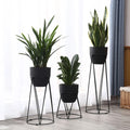 White Black Color Hairpin Plant Stand Flower Pot Planter China Fashion Green Plant Pot Indoor Decoration Flower Rack