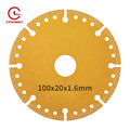 Ultra Thin Industrial OEM Hot Press Nitride Diamond Saw Blade 100mm 1.6mm Power Tools Turbo Cutting Iron Metal Professional