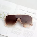 Hot Selling Men and Women High Quality Fashion Trendy One Piece Lens Oversized Sun Glasses Outdoor UV400 Sunglasses