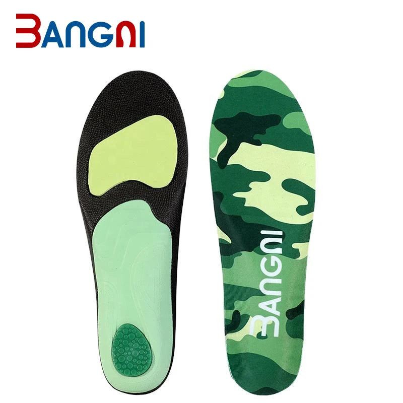 Bangni Wholesale Customized Cold Forming Cushion EVA Material Foot Inner Sole Sport Insole