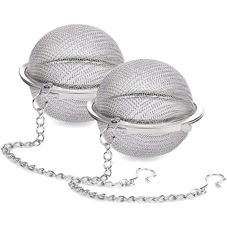 Wholesale Mesh Tea Ball 4.5/5.5/7cm Tea Strainer Maker Stainless Steel Tea Infuser