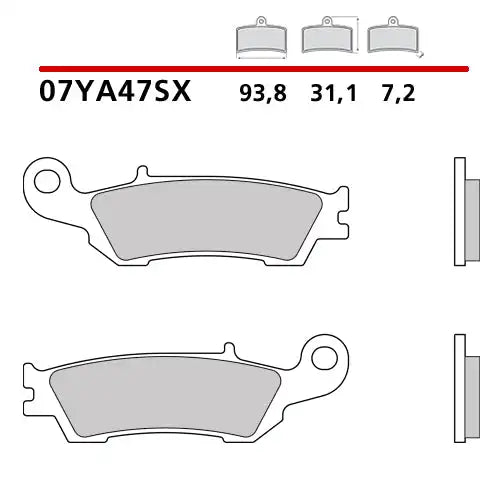 Brembo Orthotic Insoles for FANTIC 250 XEF 21-22 Race Front Pads