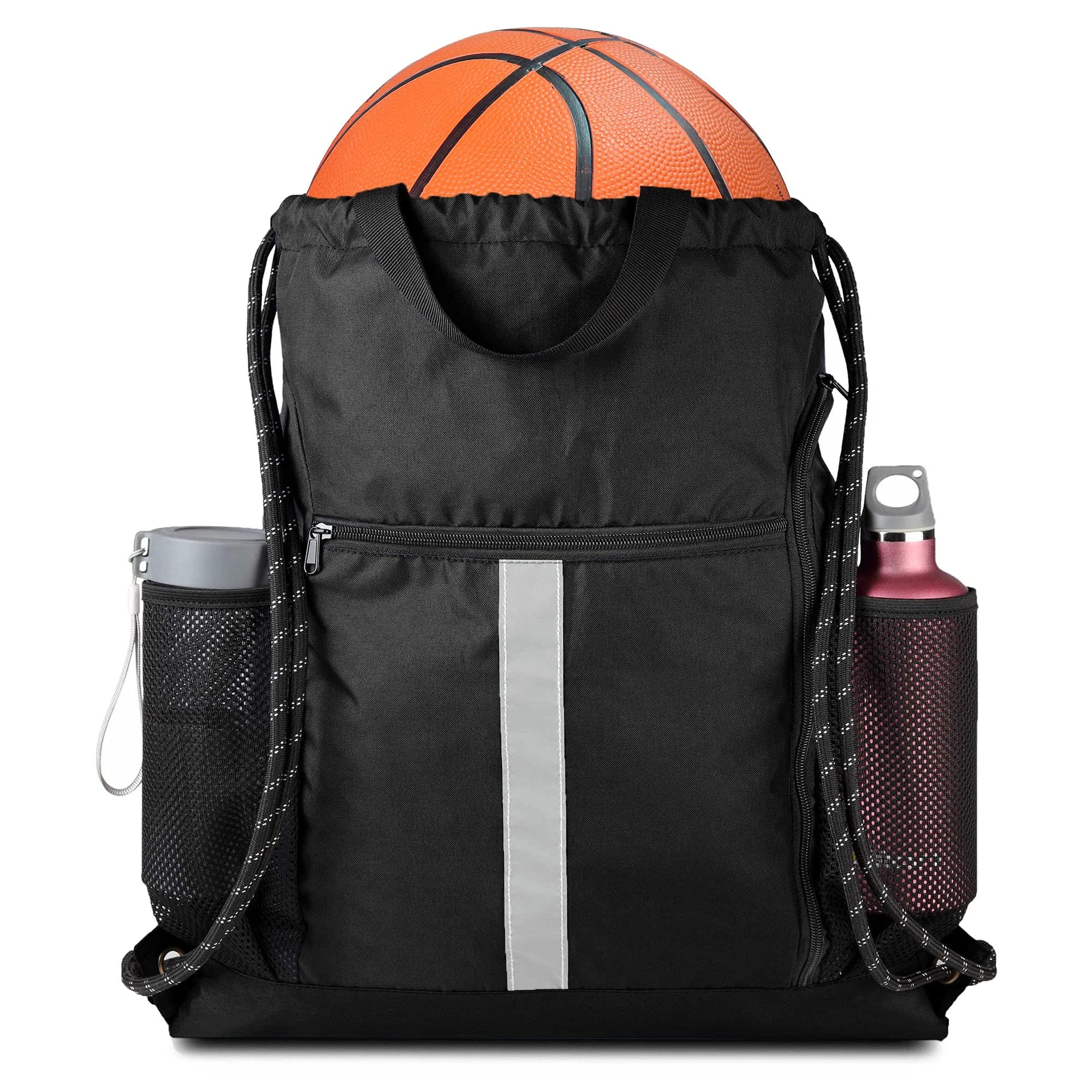 Waterproof Customized Drawstring Backpacks for Men Casual Sports Backpacks for Gym Basketball Soccer Backpack with
