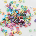 Colorful Butterfly Polymer Clay Charms 5mm Artificial Insect Animal Slices for Christmas Party Girls Nail Decor DIY Ornament