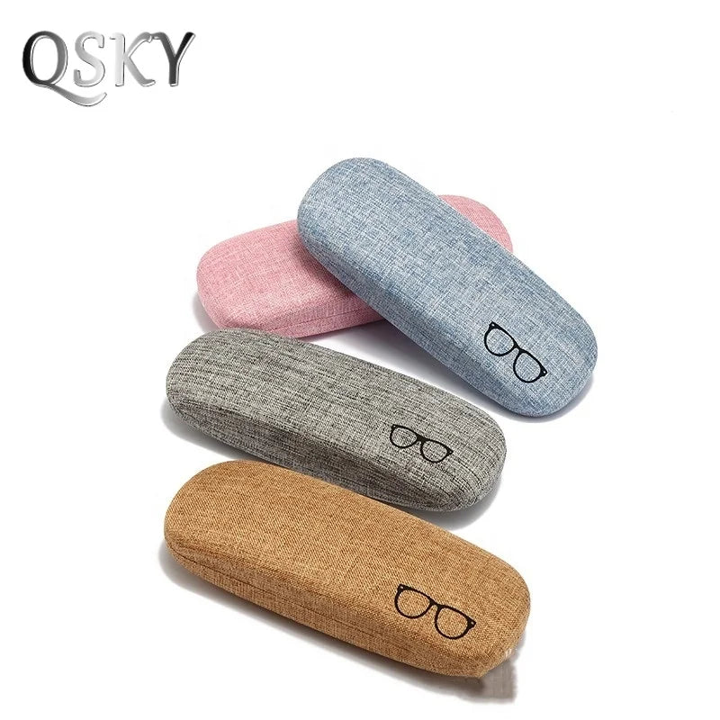 Wholesale Cheapest Custom Logo Glasses Case Colorful Myopia Eyeglasses Boxes Glasses case Wholesale Fashion Optical Glasses case