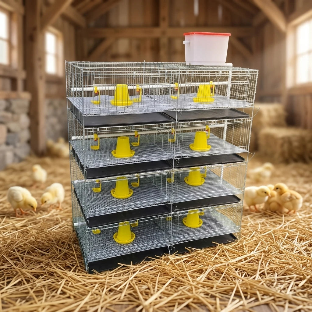Poultry Farm Chicken Layer Cage Galvanized Wire Mesh Layer Chick Cage