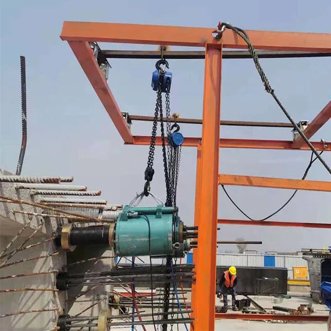 Railway 500 Ton 80 Tons Prestressed Hydraulic Jack 100 Tons Cric Hydraulique 100 Tonnes Electric Mechanical Jacks for Bridge
