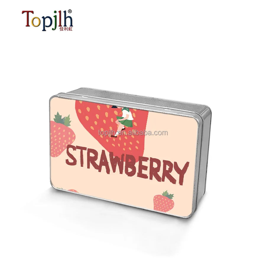 Topjlh Sublimation Gift Metal  Box Custom Logo Round square Heart Sublimation Metal Box for Decorations Mothers Day Gift