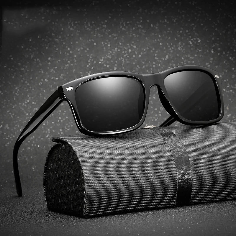 Men Car Driver Night Vision Anti-Glare Polarizer Polarized Driving Sun Glasses Fashionable Polarized Custom Plastic Sunglasses