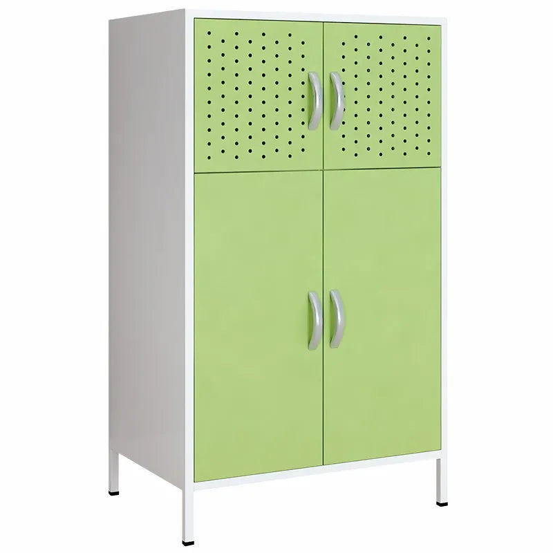 Morgie Colorful Hot Selling 4 Doors Kids Toy Bowl Storage Metal Storage Lockers Cupboard Cabinets for Home Office Kitchen MegaBDM