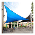 180gsm Outdoor Garden Sunblock Shade Cloth Blue Color Hdpe Sun Shade Sail Triangle
